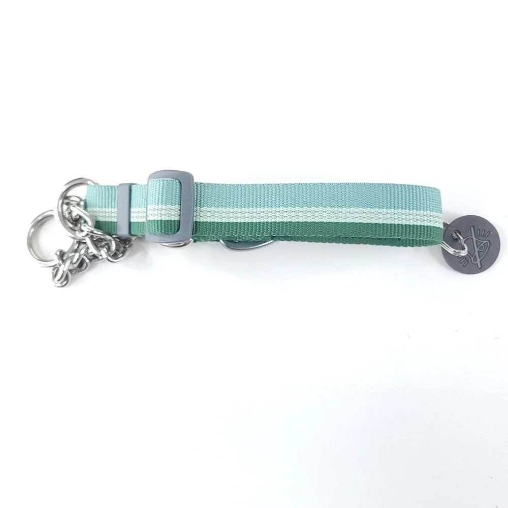 NWoT Ruffwear Chain Reaction Dog Collar Teal and Green 11-14 Inch
